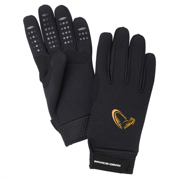 Savage Gear Neoprene Stretch Glove, Black in the group Clothes & Shoes / Clothing / Gloves at Sportfiskeprylar.se (76465r)