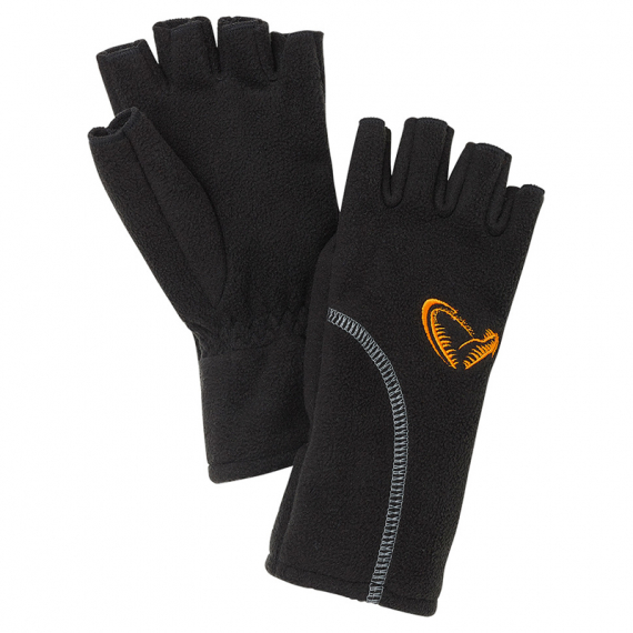 Savage Gear Wind Pro Half Finger, Black in the group Clothes & Shoes / Clothing / Gloves at Sportfiskeprylar.se (76471r)
