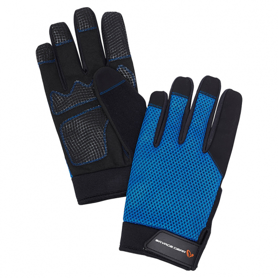 Savage Gear Aqua Mesh Glove, Sea Blue in the group Clothes & Shoes / Clothing / Gloves at Sportfiskeprylar.se (76483r)