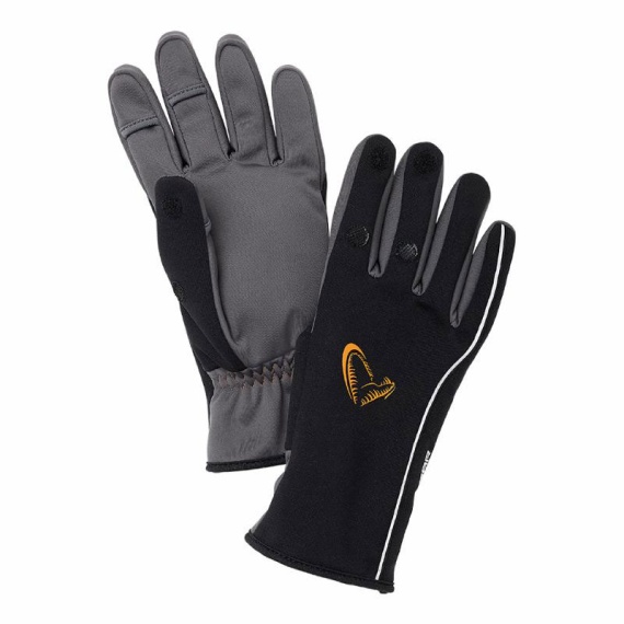 Savage Gear Softshell Winter Glove Black in the group Clothes & Shoes / Clothing / Gloves at Sportfiskeprylar.se (76605r)
