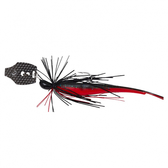 Savage Gear Crazy Swim Jig 10cm 8.5g Sinking - Black N Red in the group Lures / Chatterbaits & Bladed Jigs at Sportfiskeprylar.se (76735)