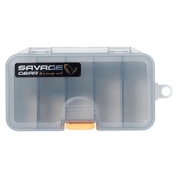 Savage Gear Lurebox 1A Smoke 13.8x7.7x3.1cm in the group Storage / Tackle Boxes / Lure Boxes at Sportfiskeprylar.se (76767)