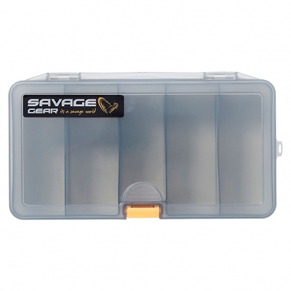 Savage Gear Lurebox 4A Smoke 21.4x11.8x4.5cm in the group Storage / Tackle Boxes / Lure Boxes at Sportfiskeprylar.se (76773)