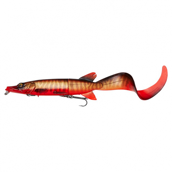 Savage Gear 3D Hybrid Pike 17cm, 47g Slow Sink - Red Belly in the group Lures / Tail baits & Hybrid baits at Sportfiskeprylar.se (76803)