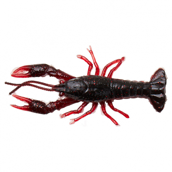 Savage Gear Ned Craw 6.5cm 2.5g Floating (4-pack) - Black & Red in the group Lures / Softbaits / Craws & Creaturebaits at Sportfiskeprylar.se (77416)
