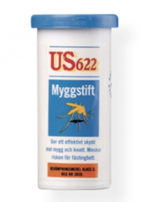 Myggmedel Stift US 622 (23g) in the group Outdoor / Mosquito Repellents & Protection / Mosquito Protection at Sportfiskeprylar.se (775)