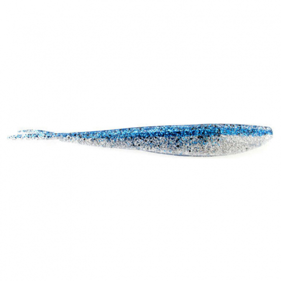 Fin-S Fish, 10cm, Blue Ice - 10pack in the group Lures / Softbaits / Vertical Softbaits at Sportfiskeprylar.se (78-FS400-025)
