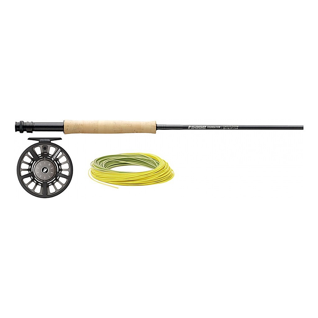 Sage Foundation Outfit 9\'0\'\' 4 pcs in the group Combos / Fly Fishing Combos / One-handed fly fishing combos at Sportfiskeprylar.se (7904FDOUTr)