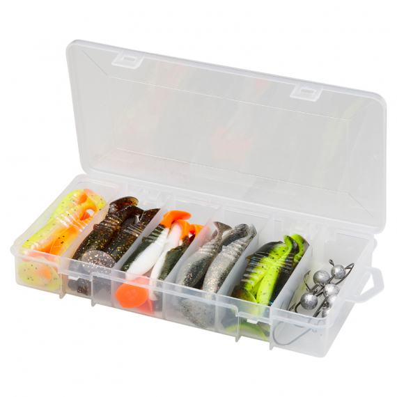 Savage Gear Cannibal Shad Kit 6.8cm & 8cm Mixed Colors 36pcs in the group Lures / Lure Kits / Lure Kits Perch at Sportfiskeprylar.se (82337)