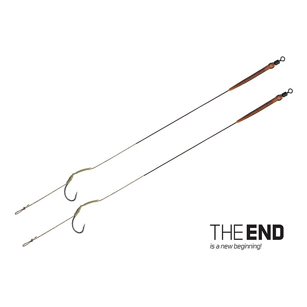 Delphin The End Skin Rig 2-pack in the group Hooks & Terminal Tackle / Ready-Made Rigs at Sportfiskeprylar.se (830410624r)