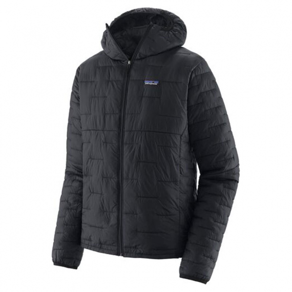 Patagonia M\'s Micro Puff Hoody BLK in the group Clothes & Shoes / Clothing / Jackets / Synthetic Insulated Jackets at Sportfiskeprylar.se (84031-BLKr)