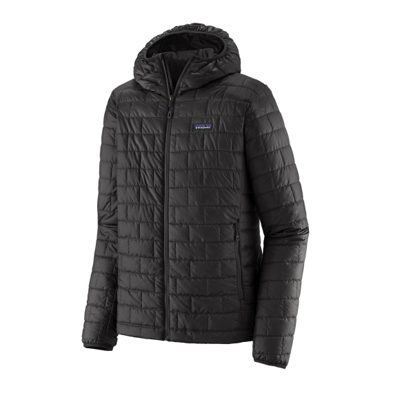Patagonia Men\'s Nano Puff® Hoody BLK in the group Clothes & Shoes / Clothing / Jackets / Down & synthetic insulated jackets at Sportfiskeprylar.se (84222BLKr)