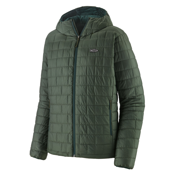 Patagonia M\'s Nano Puff Fitz Roy Trout Hoody OLGG in the group Clothes & Shoes / Clothing / Jackets / Down & synthetic insulated jackets at Sportfiskeprylar.se (84456-OLGG-Lr)