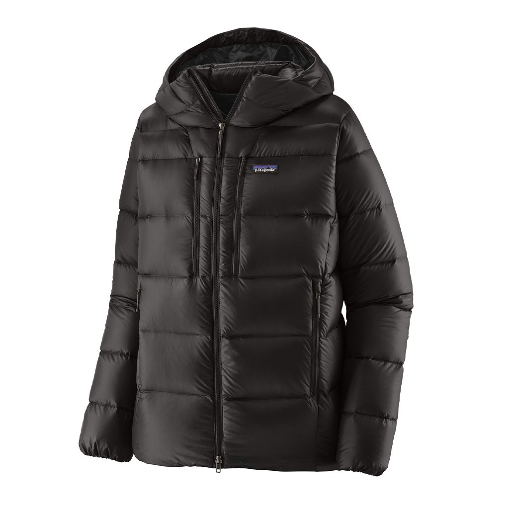 Patagonia M\'s Fitz Roy Down Hoody BLK in the group Clothes & Shoes / Clothing / Jackets / Down & synthetic insulated jackets at Sportfiskeprylar.se (85501-BLK-XLr)