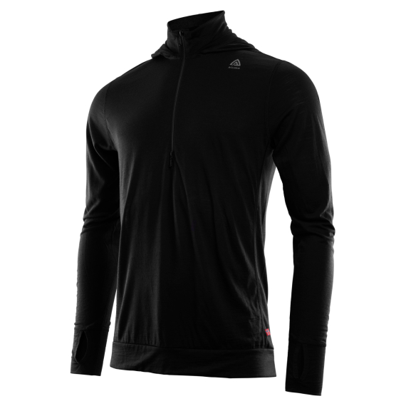 Aclima LightWool 140 Hoodie M\'s Jet Black in the group Clothes & Shoes / Clothing / Layering & Underwear / Base Layer Tops at Sportfiskeprylar.se (90-104627r)