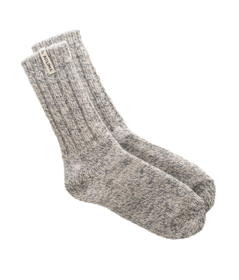 Aclima Norwegian Wool Socks Grey / White in the group Clothes & Shoes / Clothing / Layering & Underwear / Socks at Sportfiskeprylar.se (90-107363r)