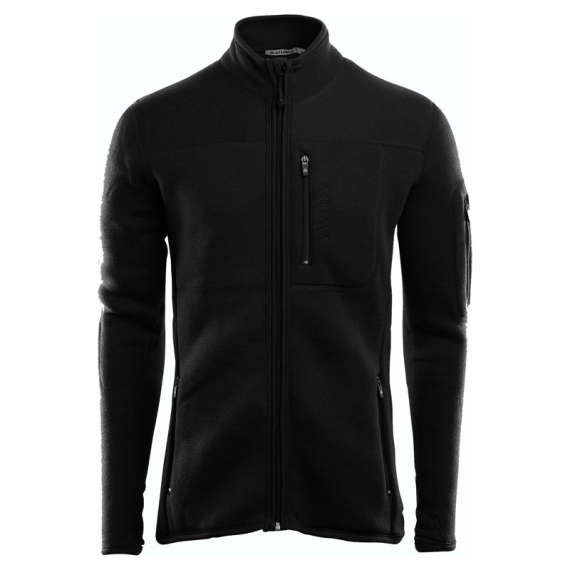 Aclima FleeceWool Jacket M\'s Jet Black in the group Clothes & Shoes / Clothing / Layering & Underwear / Base Layer Tops at Sportfiskeprylar.se (90-107540r)