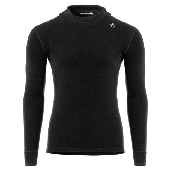 Aclima WarmWool Hoodsweater V2 M\'s Jet Black in the group Clothes & Shoes / Clothing / Layering & Underwear / Base Layer Tops at Sportfiskeprylar.se (90-108778r)