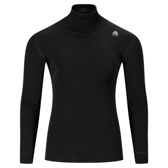 Aclima WarmWool Roll Neck M\'s Jet Black in the group Clothes & Shoes / Clothing / Layering & Underwear / Base Layer Tops at Sportfiskeprylar.se (90-110979r)