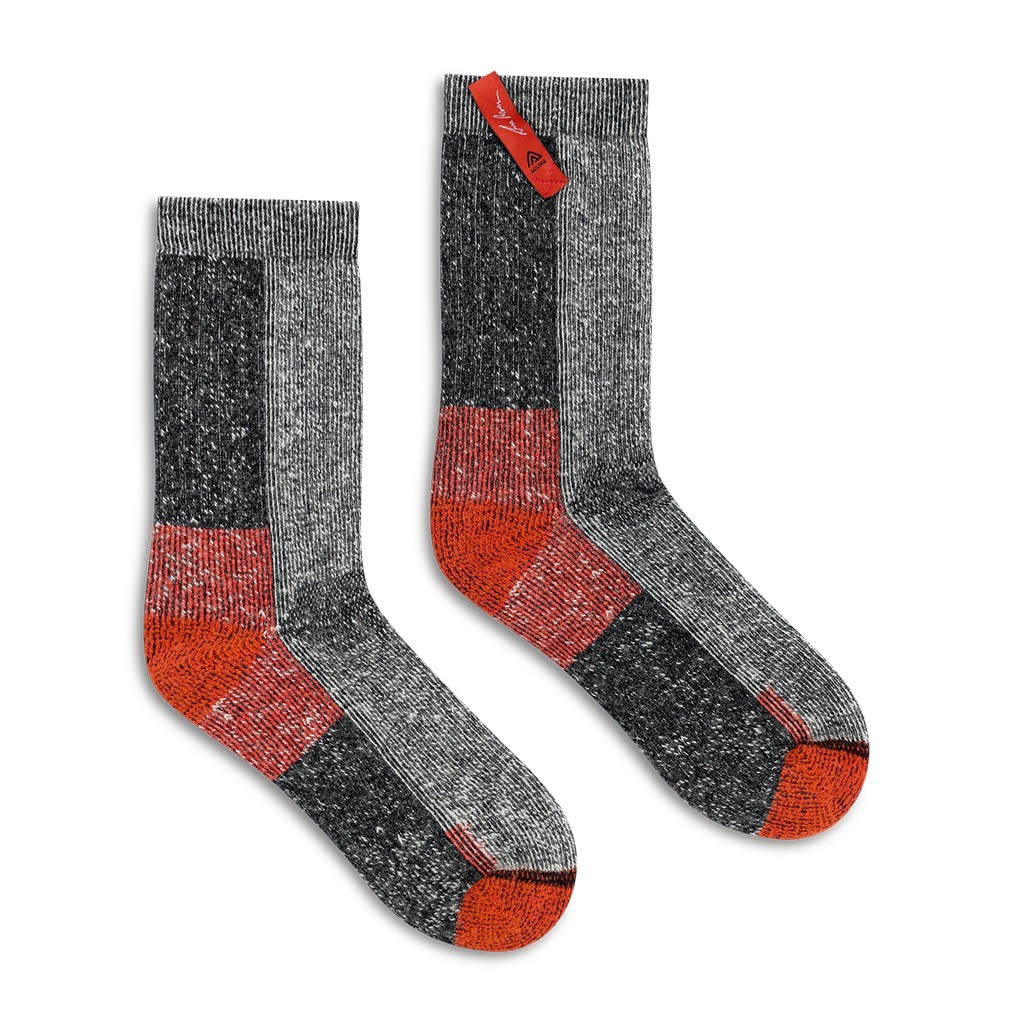 Aclima HotWool Lars Monsen Socks Grey Melange in the group Clothes & Shoes / Clothing / Layering & Underwear / Socks at Sportfiskeprylar.se (90-112220r)
