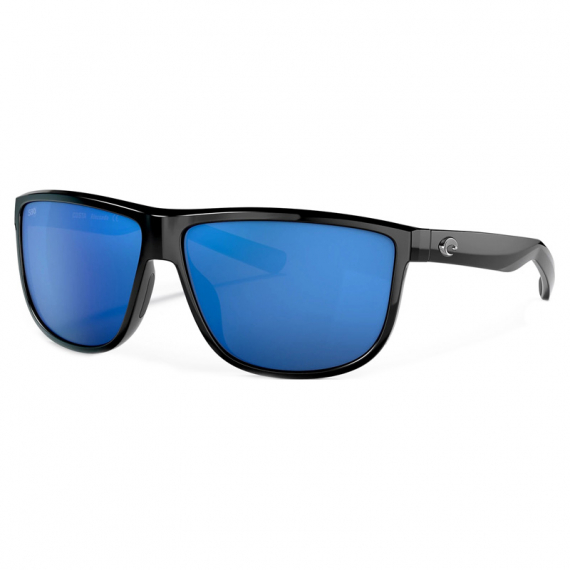 Costa Rincondo Shiny Black - Blue Mirror 580G in the group Clothes & Shoes / Eyewear / Polarized Sunglasses at Sportfiskeprylar.se (90100161)
