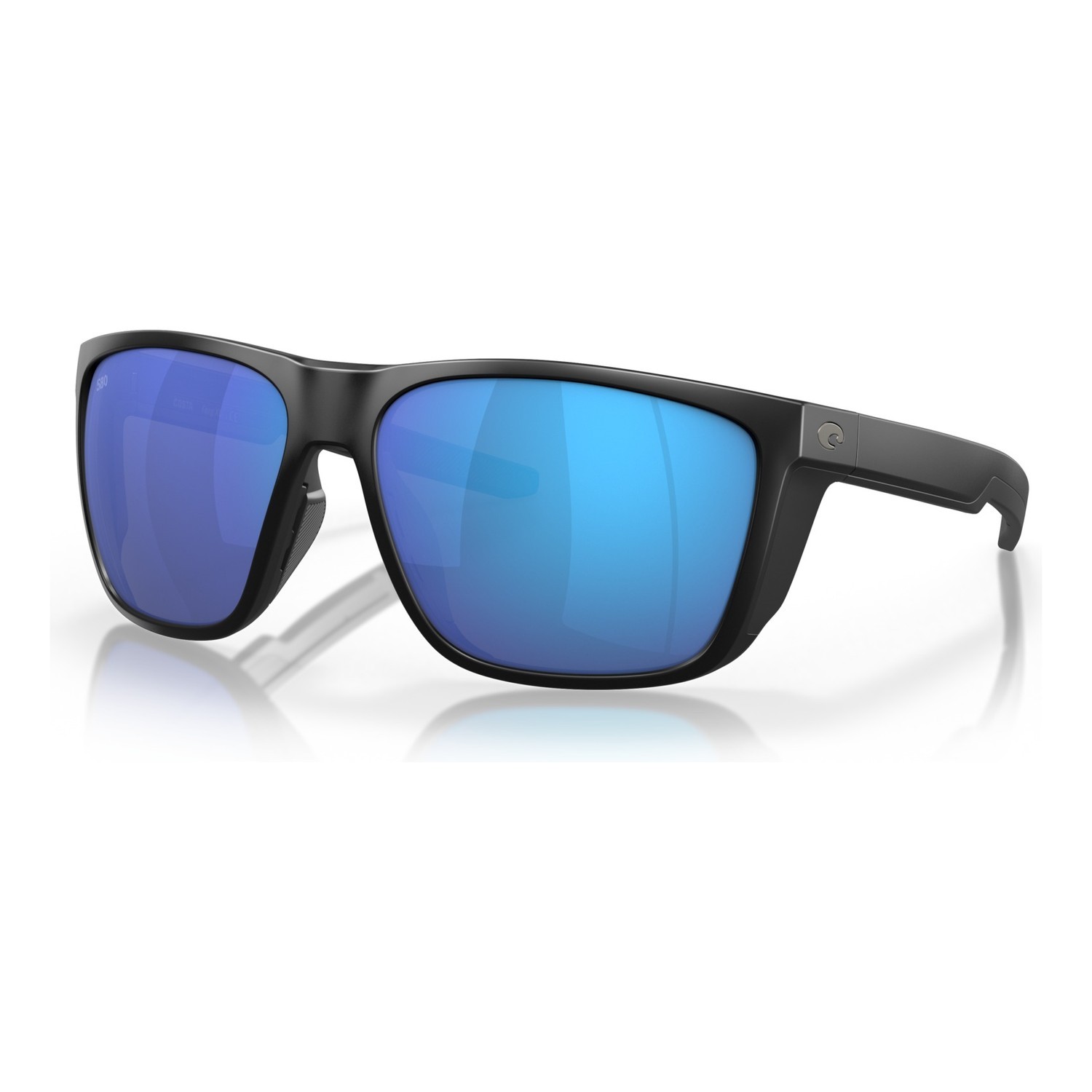 Costa Ferg XL-11 Matte Black-Blue Mirror 580G in the group Clothes & Shoes / Eyewear / Polarized Sunglasses at Sportfiskeprylar.se (90120162)