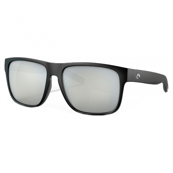 Costa Spearo XL Matte Black - Gray Silver Mirror 580G in the group Clothes & Shoes / Eyewear / Polarized Sunglasses at Sportfiskeprylar.se (90130359)