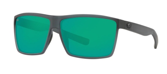 Costa Rincon 156 Matte Smoke Crystal Green Mirror 580G in the group Clothes & Shoes / Eyewear / Polarized Sunglasses at Sportfiskeprylar.se (90180163)