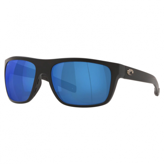 Costa Broadbill Matte Black Blue Mirror 580P in the group Clothes & Shoes / Eyewear / Polarized Sunglasses at Sportfiskeprylar.se (90210861)
