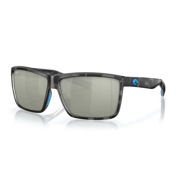 Costa Bloke 124 Matte Black Matte Gray Green Mirror 580G in the group Clothes & Shoes / Eyewear / Polarized Sunglasses at Sportfiskeprylar.se (90451061)