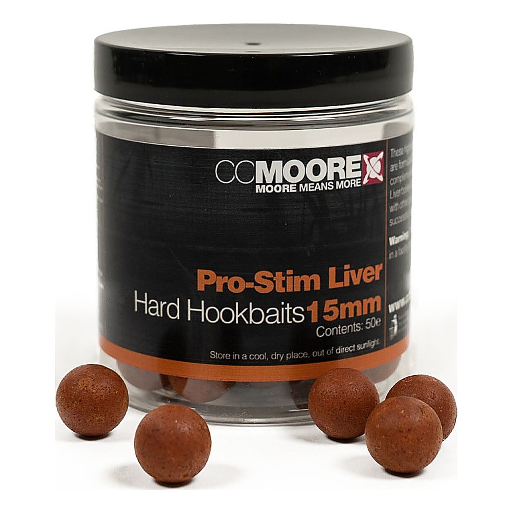 CC Moore Hard Hookbaits - Pro-Stim Liver 15mm