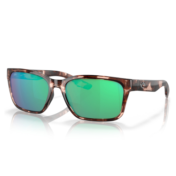 EPOCH 11 Sunglasses – Tortoise/Green Mirror, Lightweight Full-Frame, Shatterproof, UV Protection