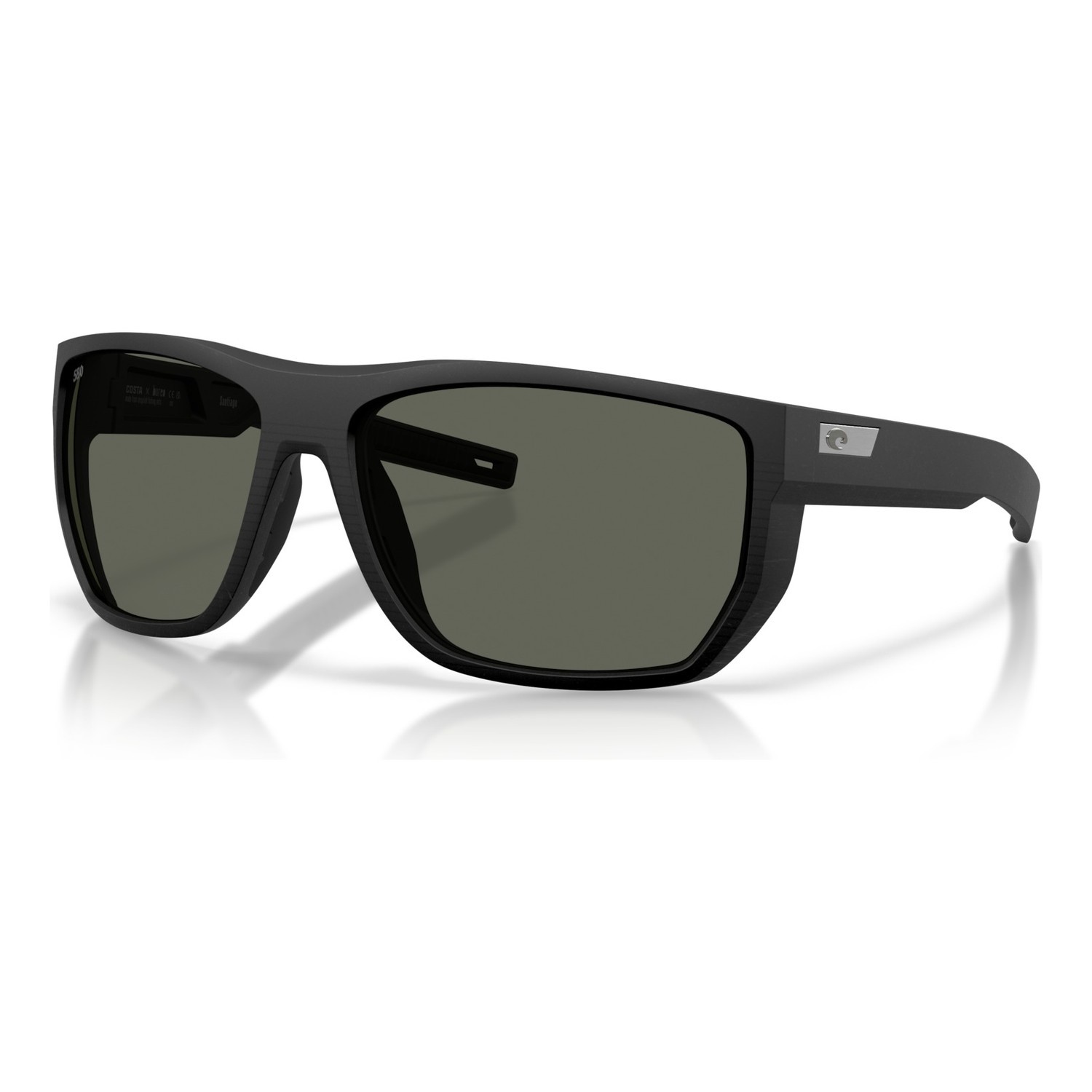 Costa Santiago - Netplus Black - Gray 580G in the group Clothes & Shoes / Eyewear / Polarized Sunglasses at Sportfiskeprylar.se (90850563)