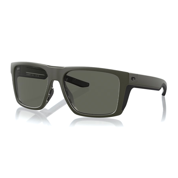 Costa Lido Matte Olive Gray 580G in the group Clothes & Shoes / Eyewear / Polarized Sunglasses at Sportfiskeprylar.se (91041557)