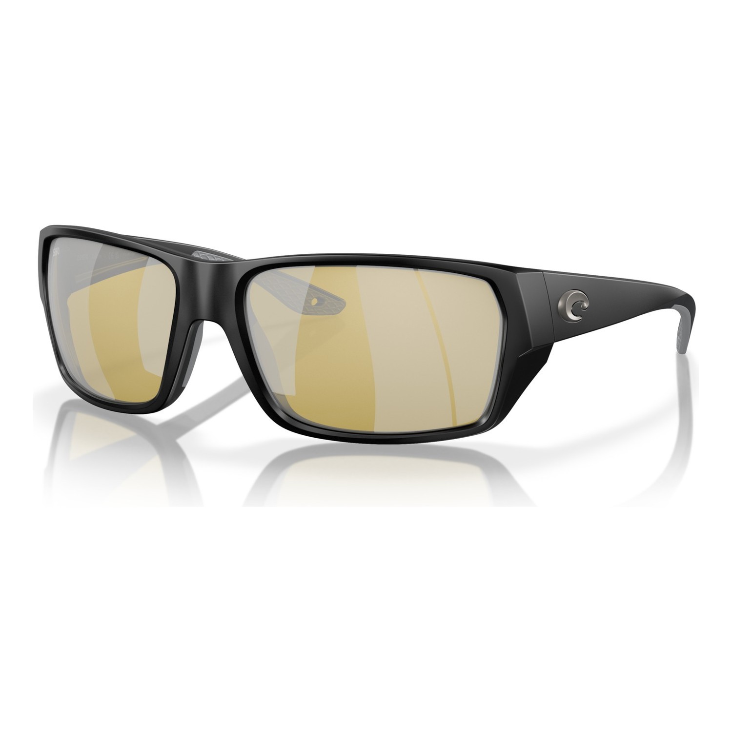 Costa Tailfin-Matte Black-Sunrise Silver Mirror 580G in the group Clothes & Shoes / Eyewear / Polarized Sunglasses at Sportfiskeprylar.se (91130560)