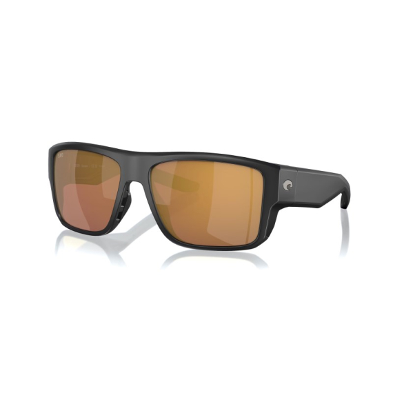 Costa Taxman Matte Black - Gold Mirror 580G in the group Clothes & Shoes / Eyewear / Polarized Sunglasses at Sportfiskeprylar.se (91160459)