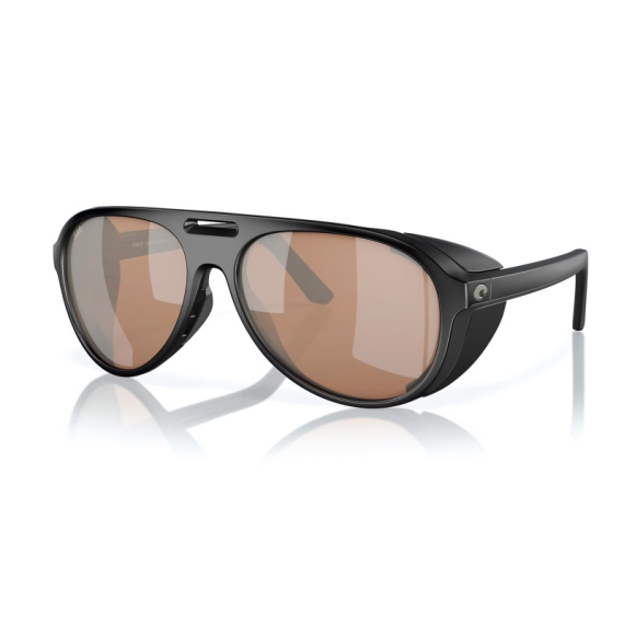 Costa Grand Catalina Matte Black - Copper Silver Mirror 580G in the group Clothes & Shoes / Eyewear / Polarized Sunglasses at Sportfiskeprylar.se (91170359)