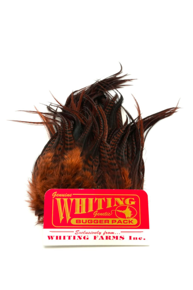 Whiting Bugger Pack Barred in the group Hooks & Terminal Tackle / Fly Tying / Fly Tying Material / Feathers & Capes / Other Feathers at Sportfiskeprylar.se (91871005r)