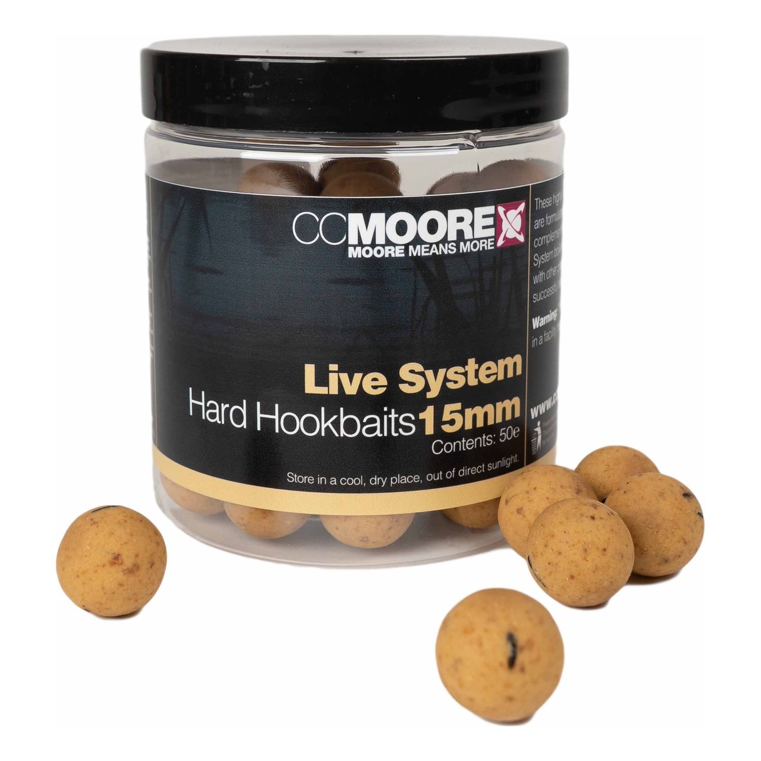 CC Moore Hard Hookbaits - Live System 15mm