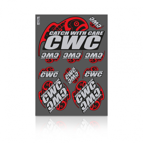 CWC Sticker Kit 2 - Catch with Care in the group Other / Stickers & Decals at Sportfiskeprylar.se (93-CWC-KIT2)