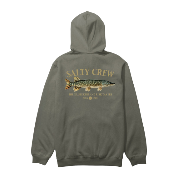 Salty Crew Euro Pike Hood Fleece Dusty Olive in the group Clothes & Shoes / Clothing / Sweaters / Hoodies at Sportfiskeprylar.se (9334966019464r)