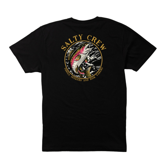Salty Crew Rainbow Premium S/S Tee Black in the group Clothes & Shoes / Clothing / T-shirts at Sportfiskeprylar.se (9334966179854r)