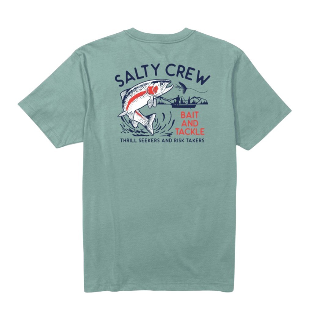 Salty Crew Fly Trap Premium S/S Tee Mackerel in the group Clothes & Shoes / Clothing / T-shirts at Sportfiskeprylar.se (9334966187064r)