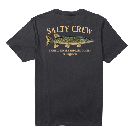 Salty Crew Euro Pike S/S Tee Black in the group Clothes & Shoes / Clothing / T-shirts at Sportfiskeprylar.se (9334966199432r)