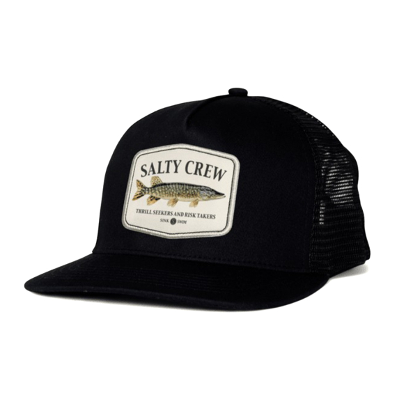 Salty Crew Euro Pike Trucker Black in the group Clothes & Shoes / Caps & Headwear / Caps at Sportfiskeprylar.se (9334966200015)