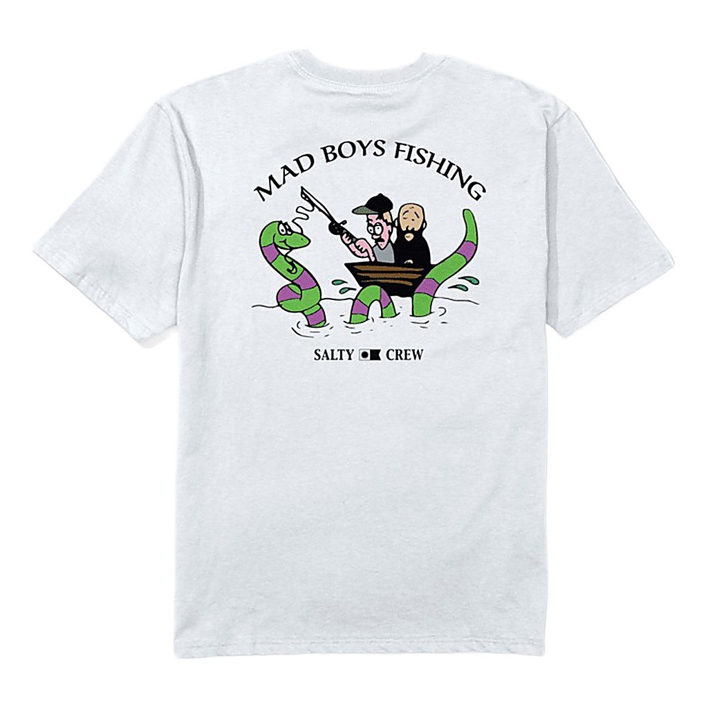 Salty Crew X Mad Boys Pont Neuf Tee White in the group Clothes & Shoes / Clothing / T-shirts at Sportfiskeprylar.se (9334966205164r)