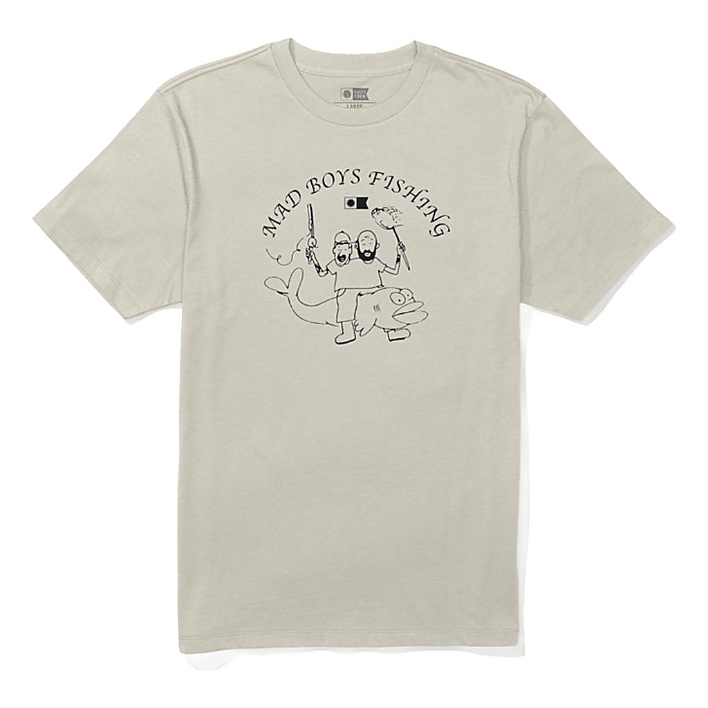 Salty Crew X Mad Boys Adventure 1 Tee Moonbeam in the group Clothes & Shoes / Clothing / T-shirts at Sportfiskeprylar.se (9334966205263r)