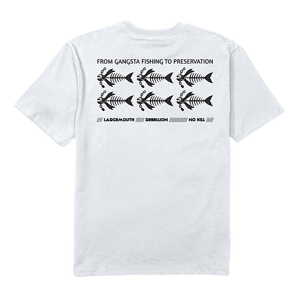 Salty Crew X Mad Boys Gangsta Tee White in the group Clothes & Shoes / Clothing / T-shirts at Sportfiskeprylar.se (9334966205317r)