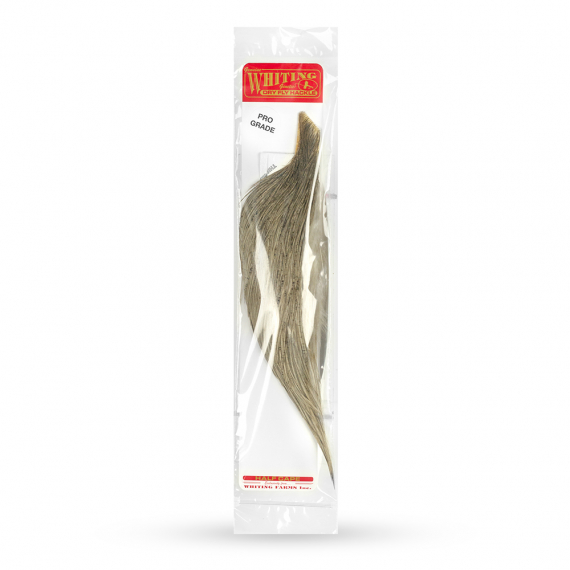 Whiting Pro Grade 1/2 Cape - Natural Dun in the group Hooks & Terminal Tackle / Fly Tying / Fly Tying Material / Feathers & Capes / Capes & Saddles at Sportfiskeprylar.se (95541014)