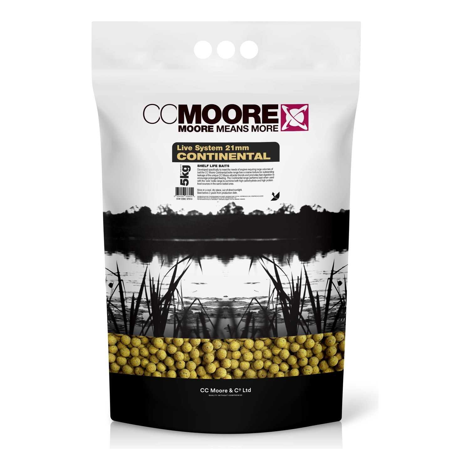 CC Moore Continental Boilies 21mm 5kg in the group Lures / Boilies, Hook Baits & Groundbait / Boilies at Sportfiskeprylar.se (97910r)